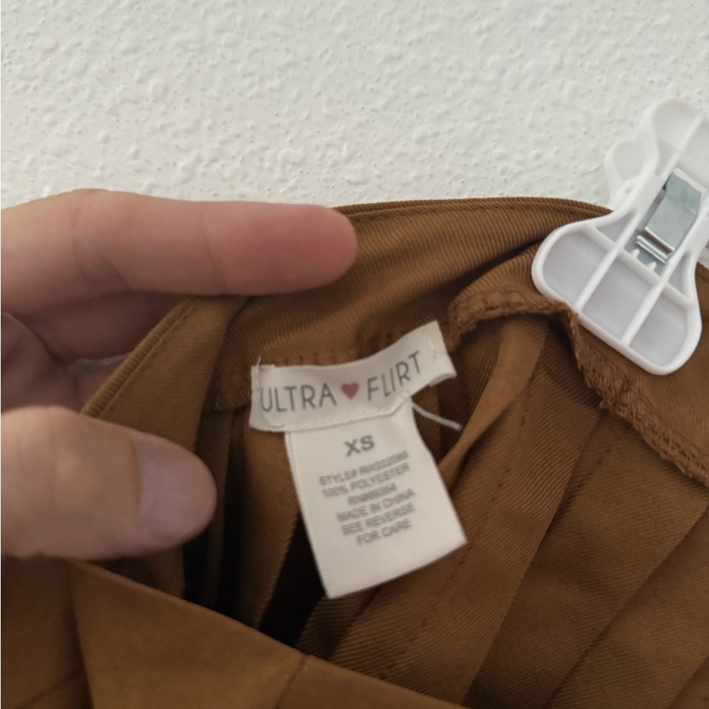 Ultra Flirt Brown Top - XS